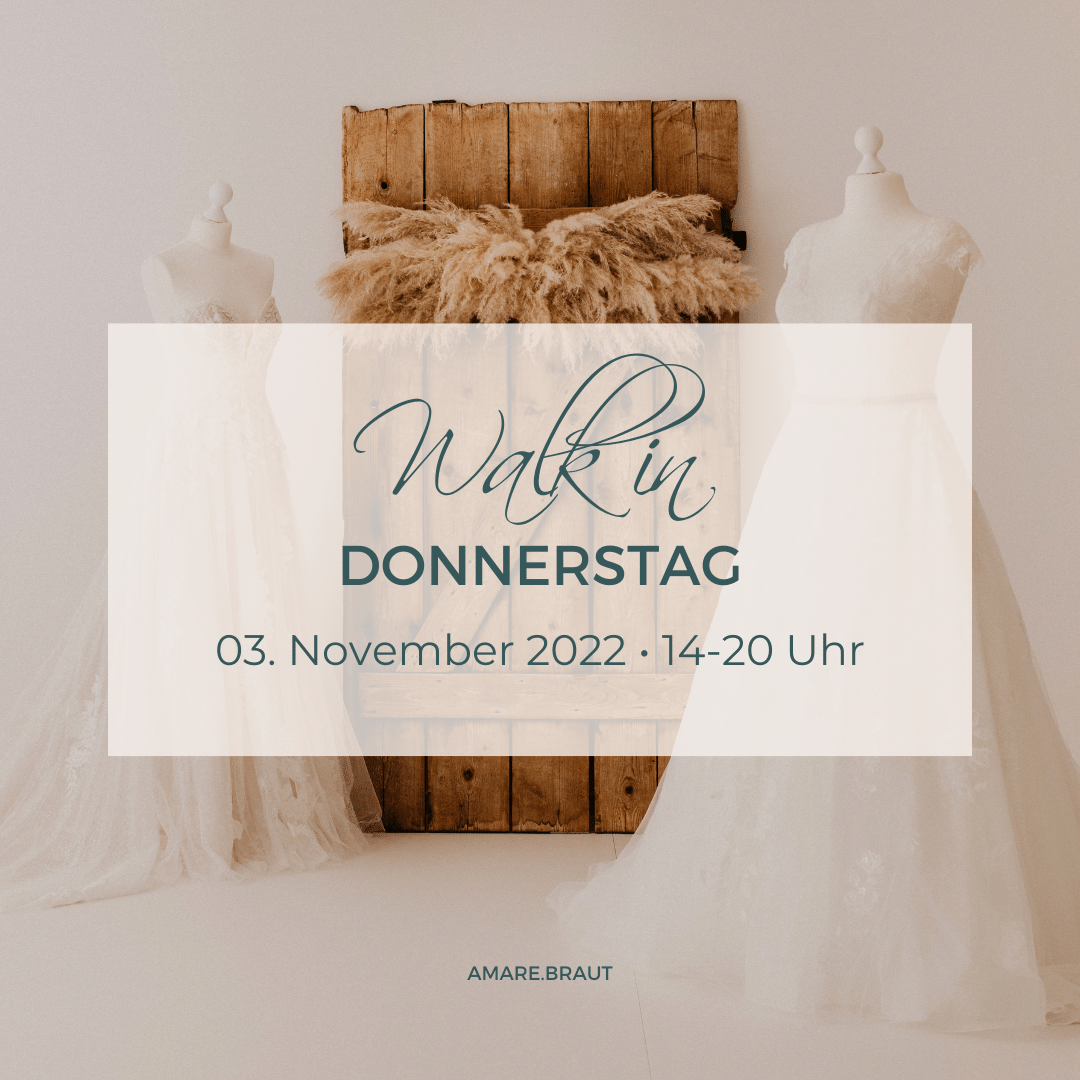 Read more about the article Walk In Donnerstag