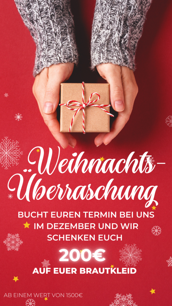 Amare Weihnachtsüberraschung Brautkleid